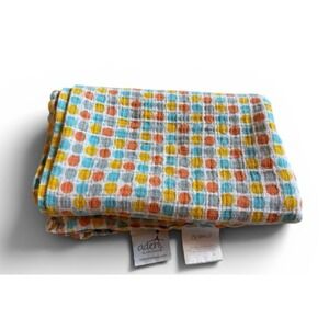 ADEN & ANAIS ZUTANO Dots Swaddle Blanket  Polka Dot Yellow Gray Blue Orange